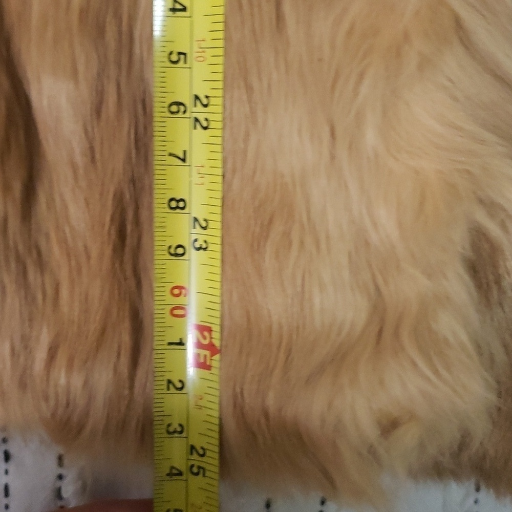 Vintage women's Opera rabbit tanned fur jacket Medium - Picture 7 of 8